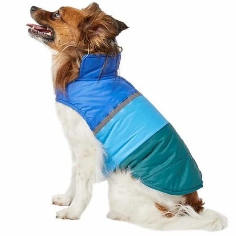 32 Degrees Dog Vest - 100 % Nylon - Medium, Blue - NWT